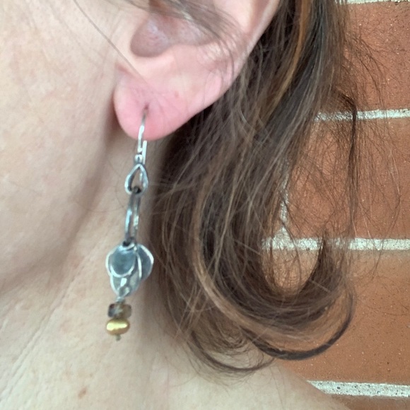 SILPADA 925 Silver, Pearl & Smoky Quartz E… - Picture 3 of 6